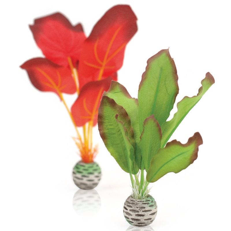 фото Набор искусственных растений для аквариума biorb silk plant set small green red, 20см, 2шт