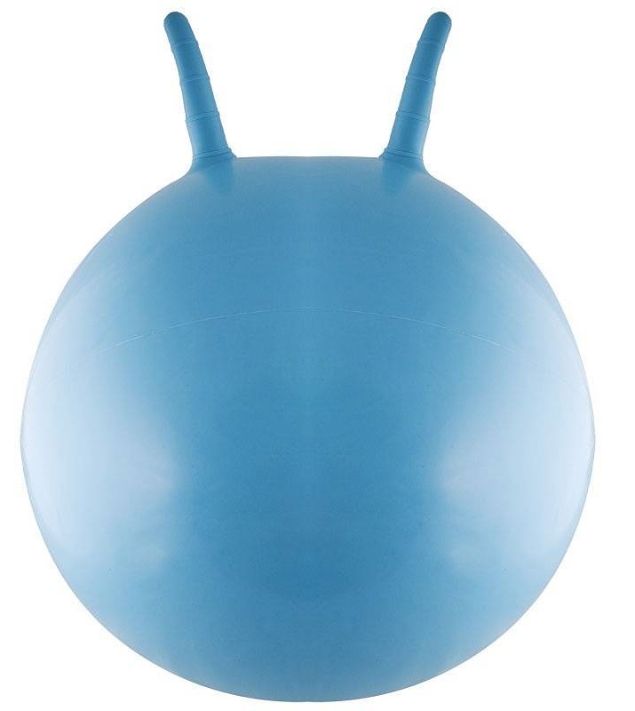 фото Мяч гимнастический innovative с рожками, синий, 45 см