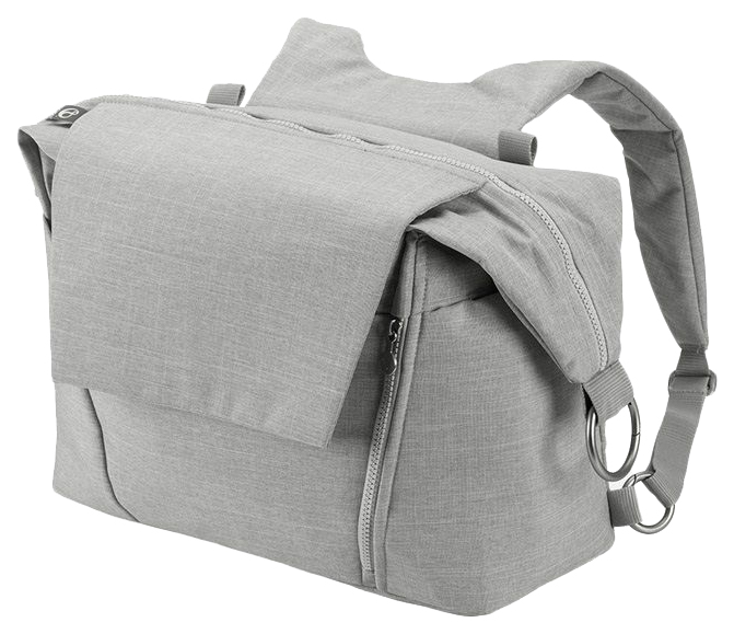 фото Сумка для мамы stokke (стокке) changing bag v2 grey melange 457108