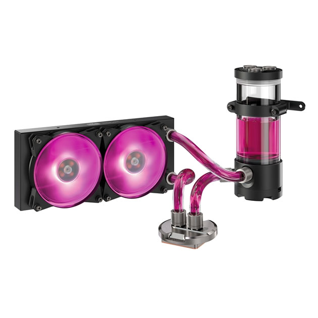 фото Жидкостная система охлаждения cooler master masterliquid maker 240 (mlz-n24l-c20pc-r1)