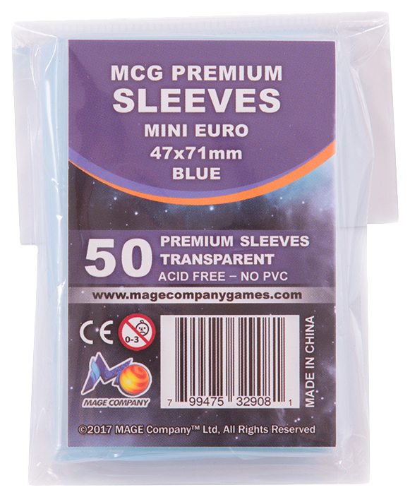 Протекторы для карт Ultimate Guard MCG Premium Mini Euro 47x71мм