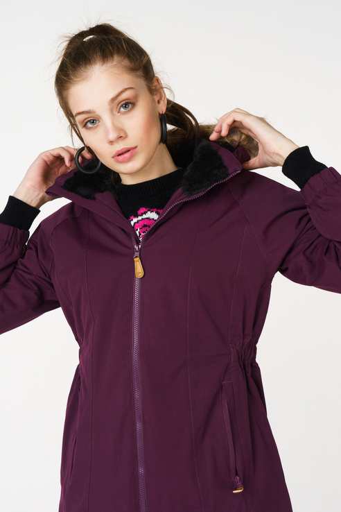 фото Спортивная куртка женская trespass fajkran20004 фиолетовая m