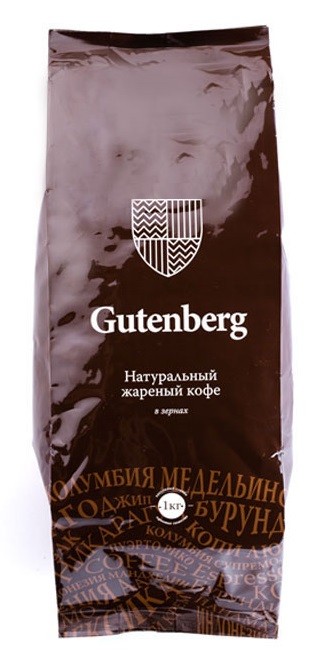 Кофе в зернах Gutenberg Колумбия Эксельсо 1000 г
