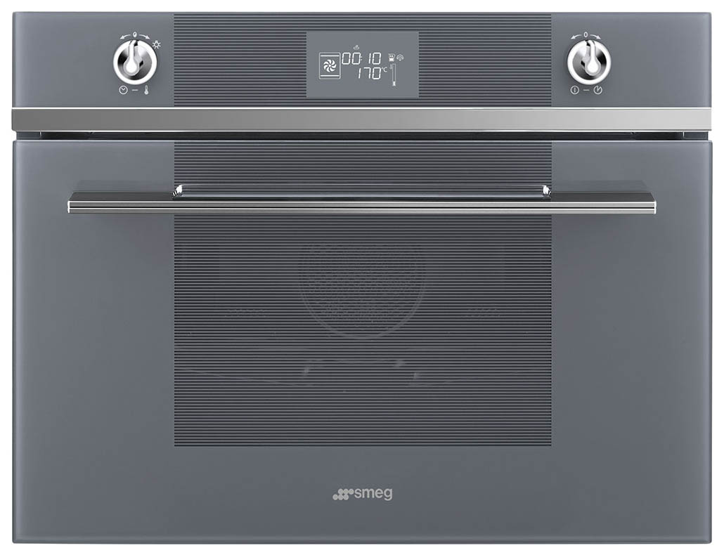 фото Встраиваемый электрический духовой шкаф smeg sf4102vcs silver