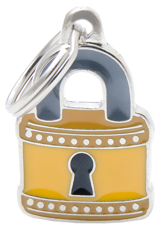 

Адресник для кошек и собак My Family Charms Замочек (2,7 х 2 см)