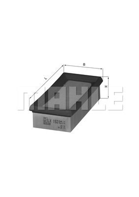 фото Фильтр воздушный knecht lx 152 mahle/knecht