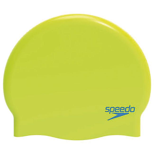 фото Шапочка для плавания speedo junior plain moulded silicone cap b791 green