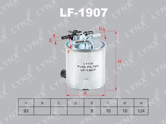 

Фильтр топливный LYNXauto LF-1907