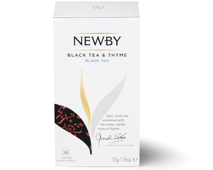 

Чай черный Newby с чабрецом 25 пакетиков