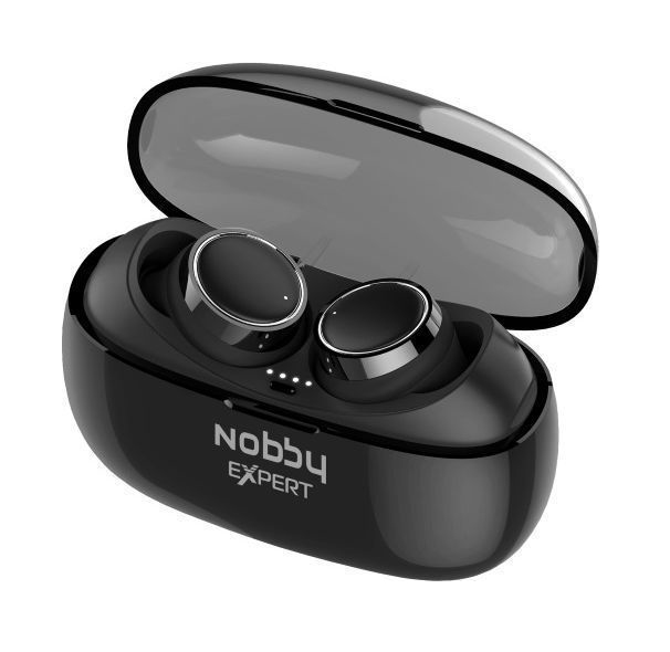 фото Беспроводные наушники nobby expert t-110 silver/black