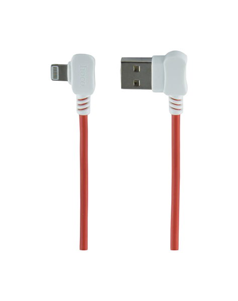 

Кабель Hoco X19 Enjoy Lightning 1м White/Red, X19i