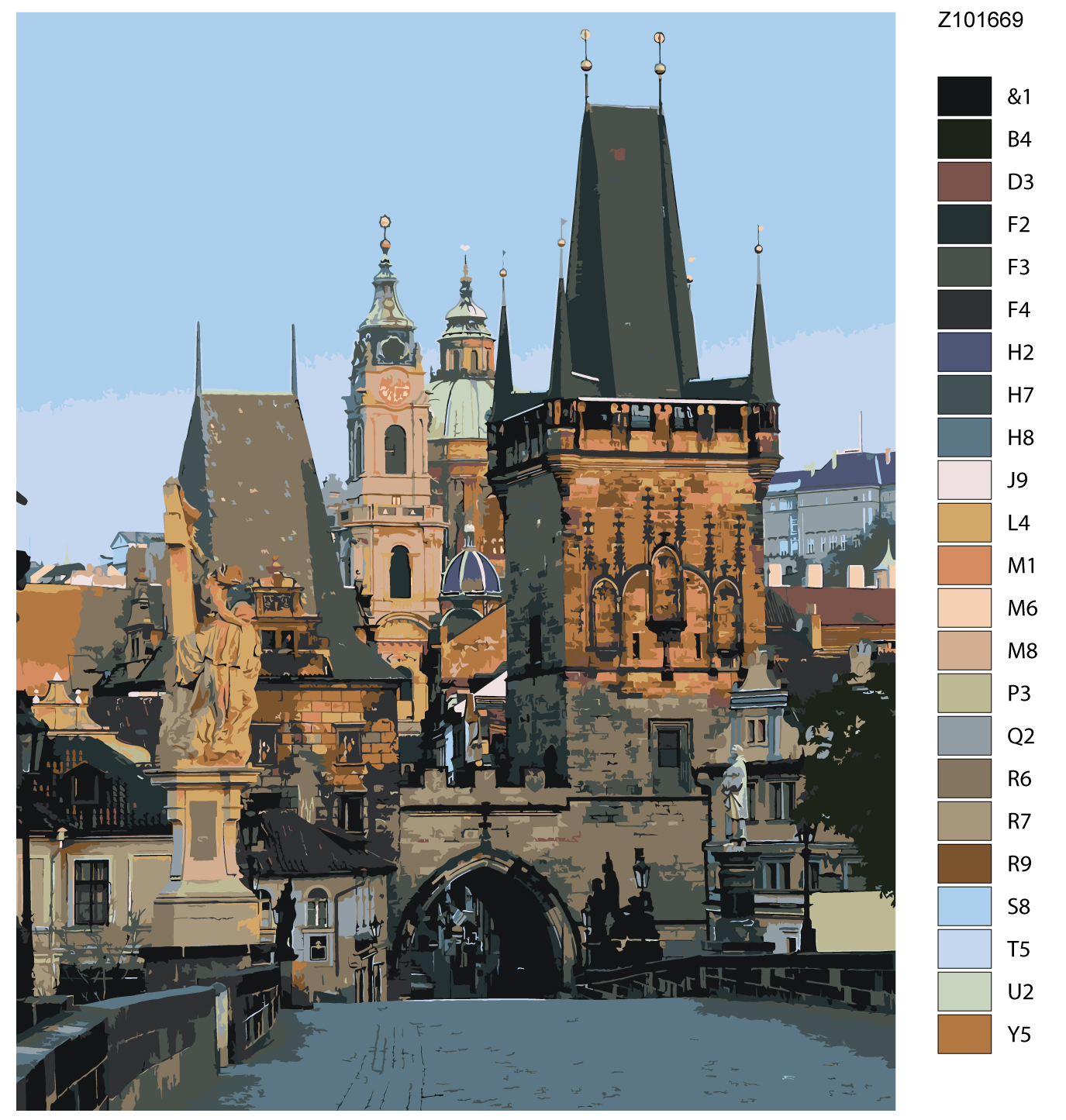 

Картина по номерам, 40 x 50, Z101669, Z101669