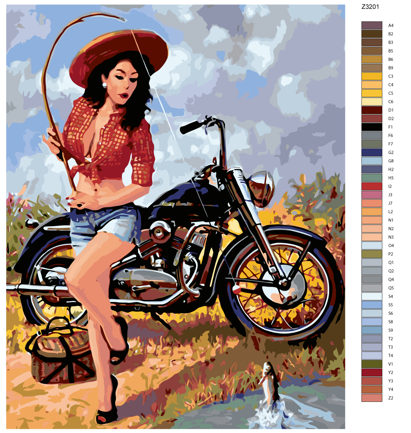 

Картина по номерам, 40 x 50, Z3201, Z3201