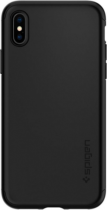 фото Чехол spigen thin fit 360 (063cs24926) для iphone x/xs (black)