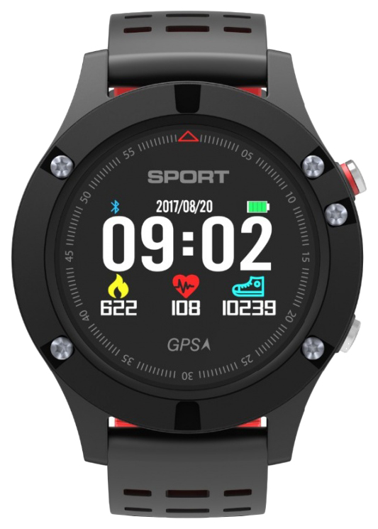 

Смарт-часы NO.1 F5 Black/Red, F5