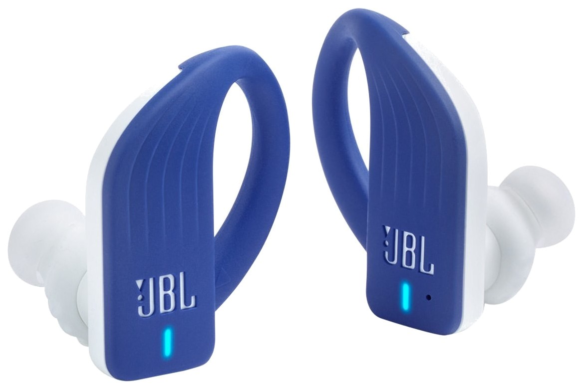 фото Беспроводные наушники jbl endurance peak white/blue