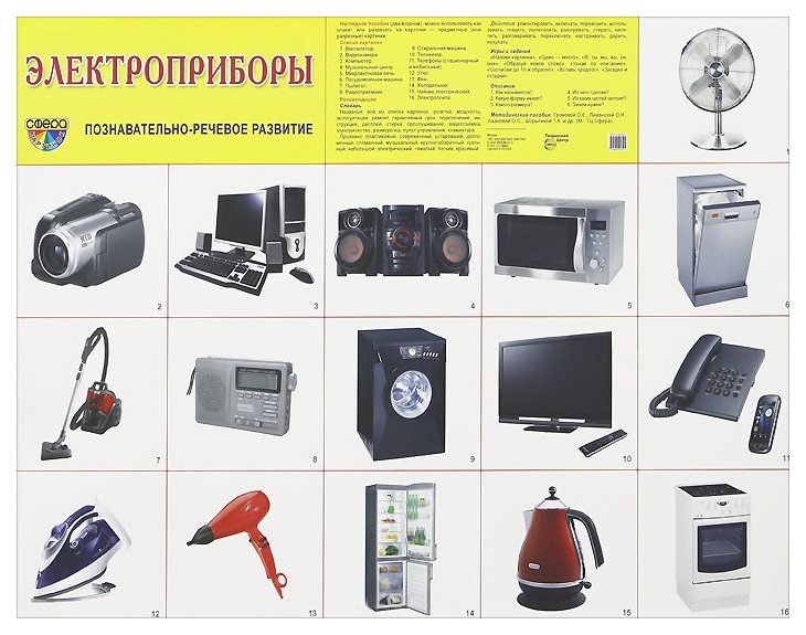 

Демонстрационный плакат Электроприборы 00-00000602