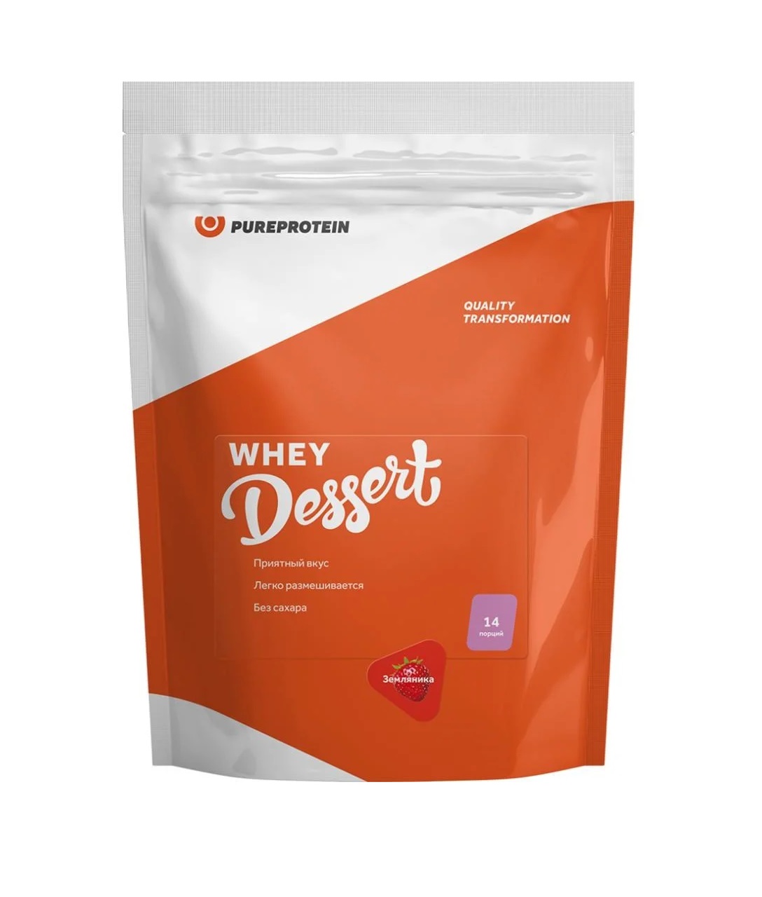 фото Протеин pureprotein whey dessert, 420 г, земляника