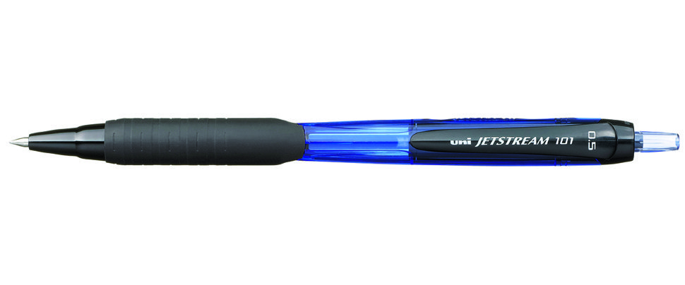 Ручка шариковая UNI Mitsubishi Pencil Jetstream SXN 101 05, синяя, 1 шт.