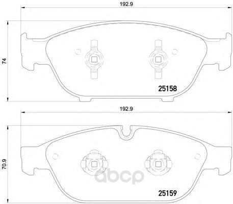 

Колодки тормозные дисковые, комплект Hella 8DB355016-031