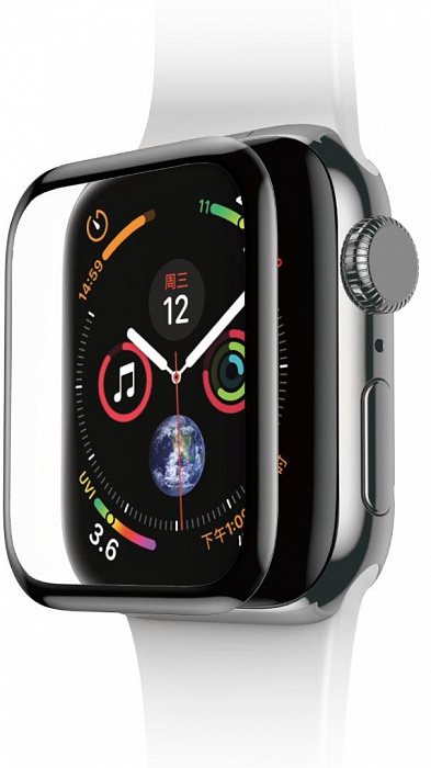 

Защитное стекло Baseus Curved Tempered Glass для Apple Watch series 1/2/3 38mm (Black), Curved Tempered Glass