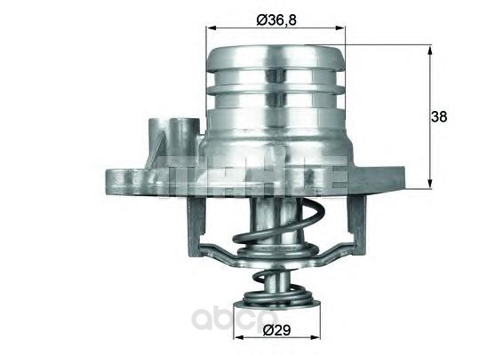 фото Термостат opel agila 1.0/1.2i 09/00 mahle ti1392 hella