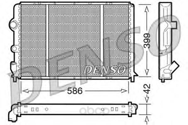 фото Радиатор 586x399 denso drm23051