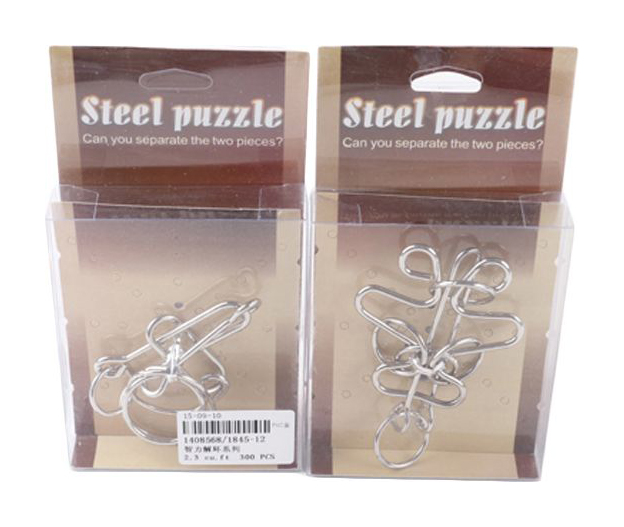 

Логическая игра Junfa Toys Steel Puzzle 1845-12, Steel Puzzle
