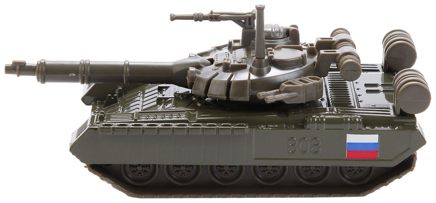 фото Игрушка инерционная технопарк металлическая танк т-90 в ассортименте