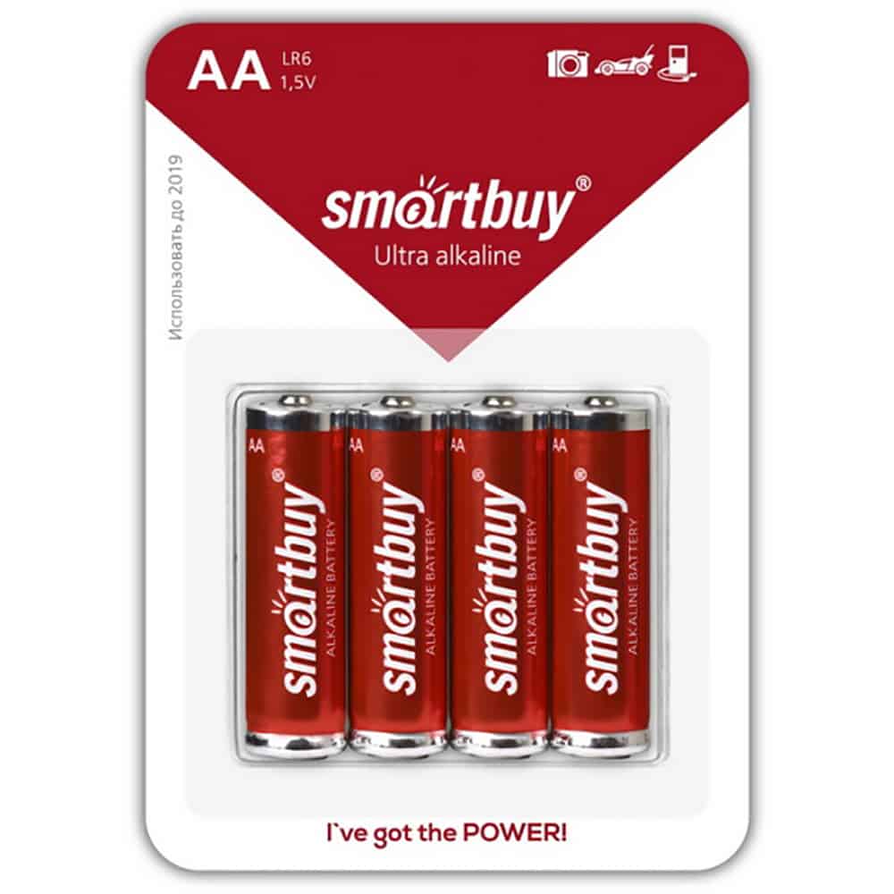 Батарейка SmartBuy ONE АА LR6-BL4 4 шт