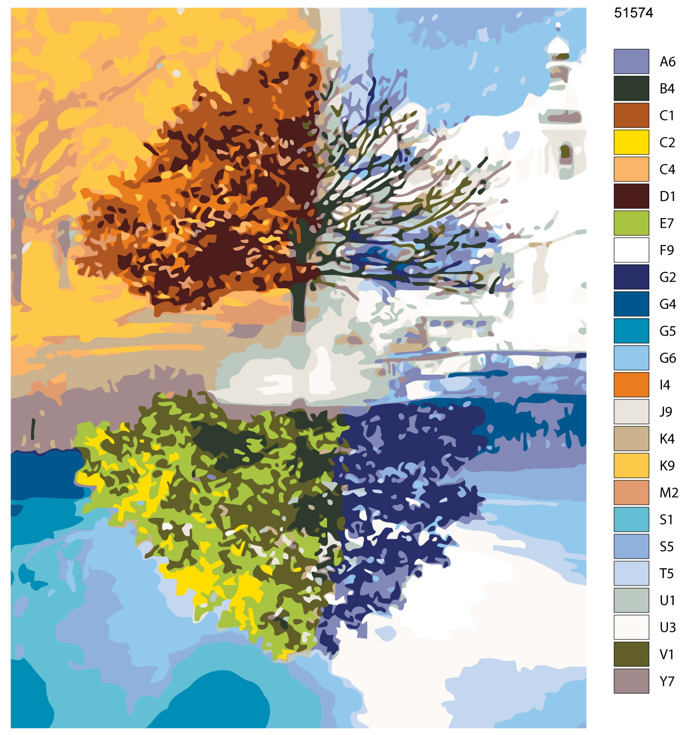 

Картина по номерам, 40 x 50, KTMK-51574, KTMK-51574