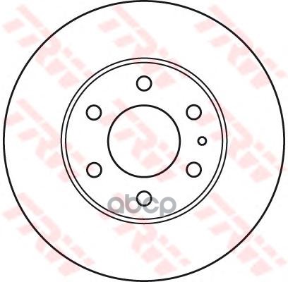 фото Тормозной диск trw/lucas df4987s
