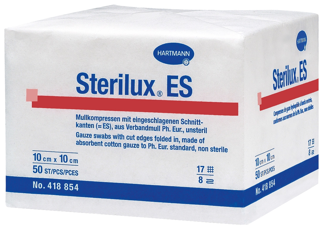 Салфетки Sterilux ES 10 х 10см марлевые 10шт., уп. 5 шт