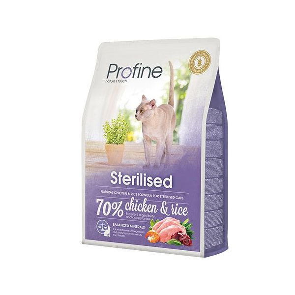 фото Сухой корм для кошек profine sterilised, для стерилизованных, курица, 2кг