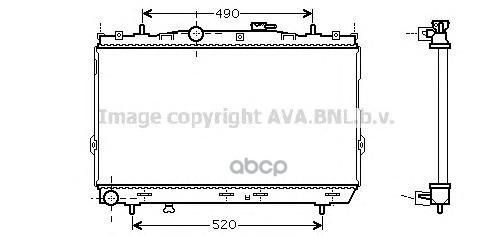 фото Радиатор охлаждения ava quality cooling hy2095