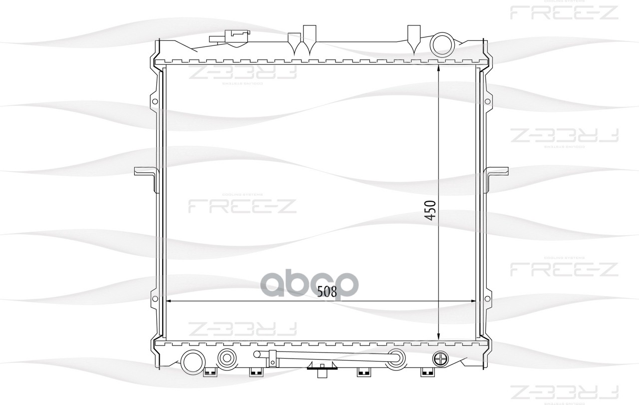 фото Радиатор охлаждения free-z kk0217