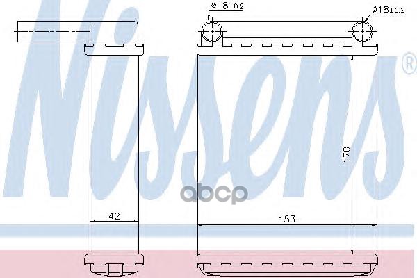 

Радиатор отопителя Nissens 72038