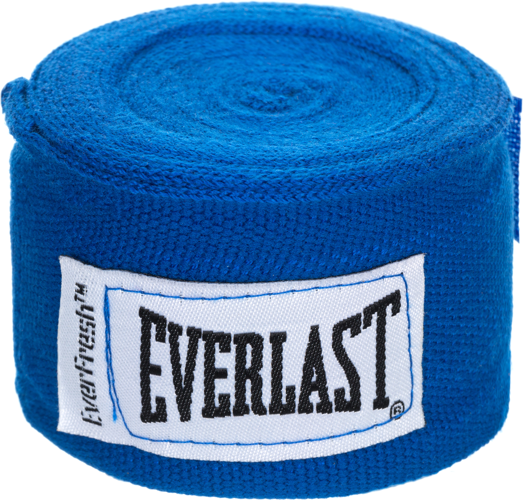 Бинт боксерский Everlast 4463BL, 2.5 м, эластик, синий