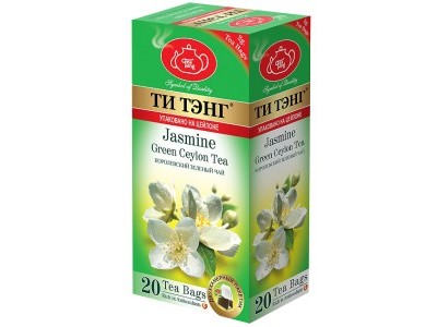 

Чай зеленый в пакетиках для чашки Ти Тэнг Jasmine 20*2 г