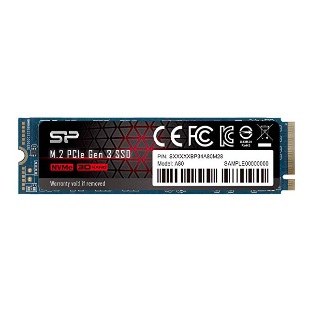 фото Ssd диск silicon power p34a80 256гб (sp256gbp34a80m28)