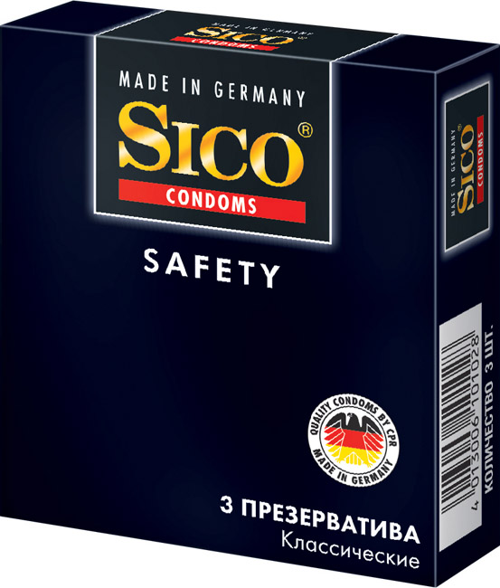 Купить Презервативы Sico Safety классические 3 шт.