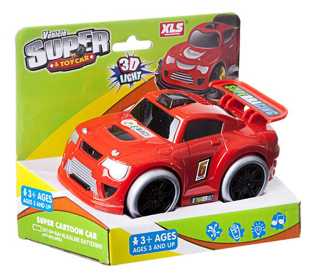 

Легковая машина Gratwest Super со спойлером Б82953, Красный