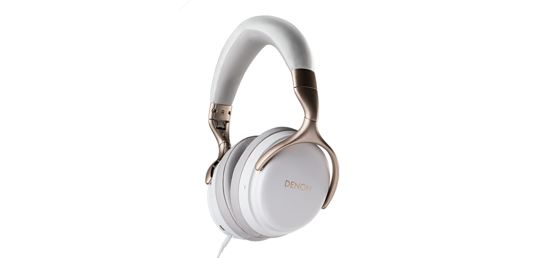 фото Беспроводные наушники denon ah-gc25w white