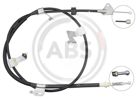 

Трос cтояночного тормоза ABS K12069