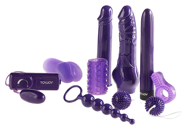 фото Любовный набор mega purple sex toy kit toy joy