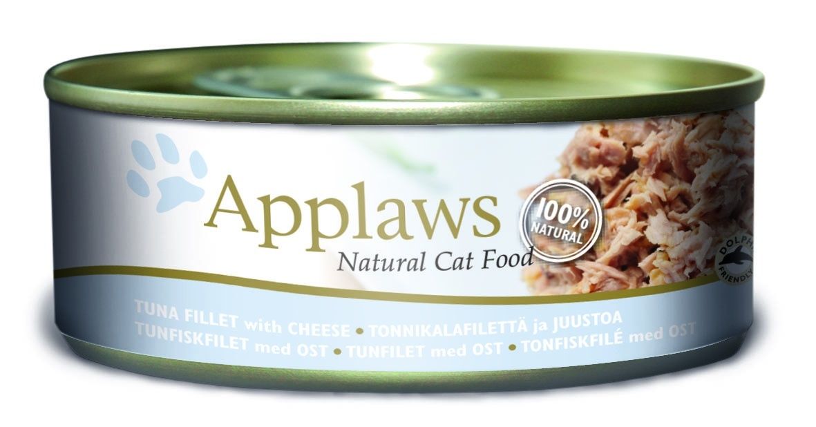 

Консервы для кошек Applaws, с филе тунца и сыром, 156г, с филе тунца и сыром, 156 г