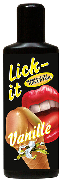 

Гель-смазка Orion Lick It с ароматом ванили вкусовой 100 мл, Lick It ваниль