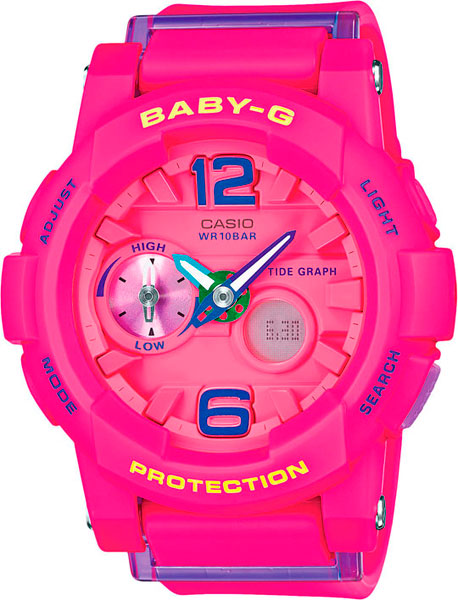 фото Наручные часы кварцевые женские casio baby-g bga-180-4b3