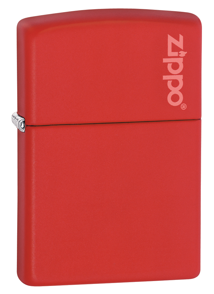 

Бензиновая зажигалка Zippo Logo 233ZL Red Matte, Красный, Logo 233ZL