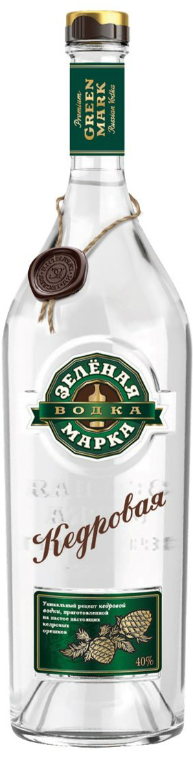 

Водка Зеленая Марка , кедр, 40 %, 700 мл